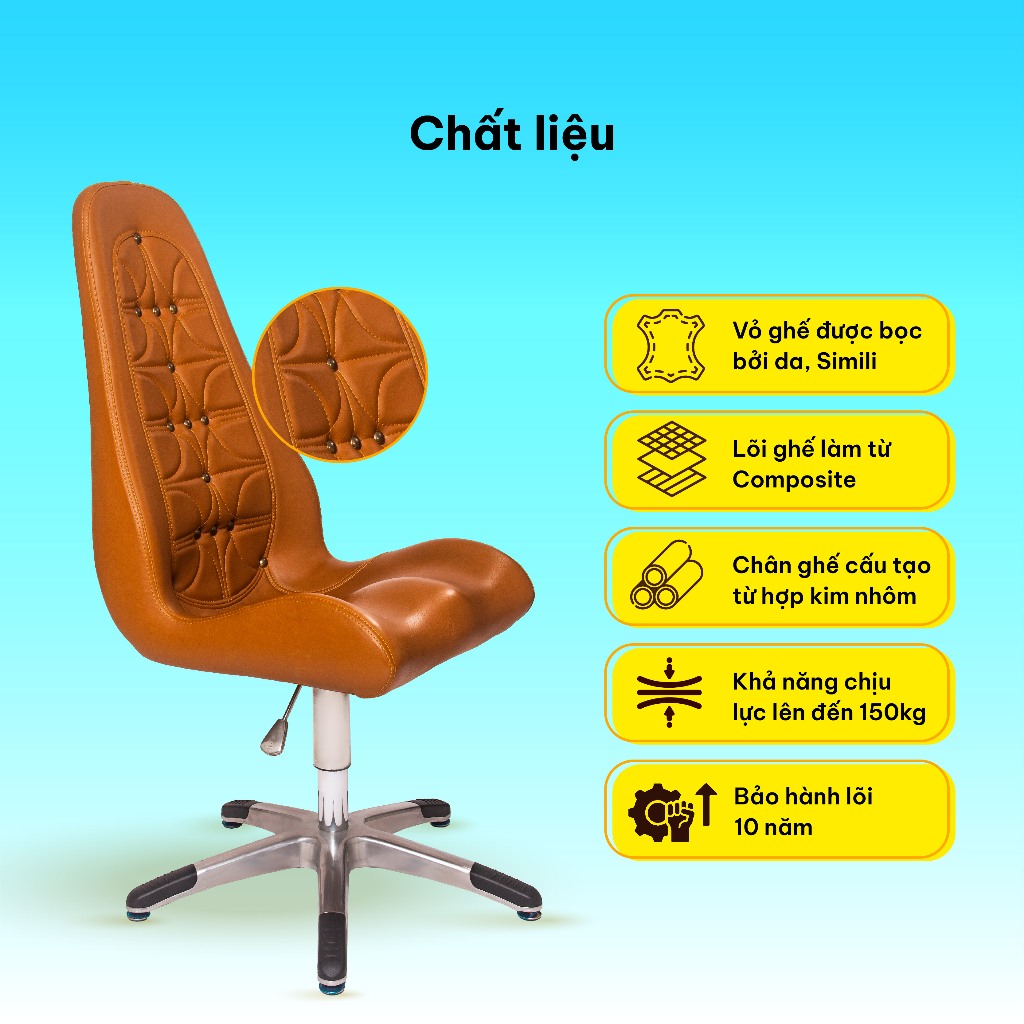 Ảnh Ghế sáng chế DOCTORLOAN 95 hỗ trợ nắn chỉnh cột sống 4
