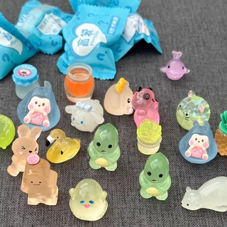 [Dạ quang] Túi mù mini mẫu dạ quang, túi kẹo bóc quà bí mật mẫu dạ quang, blind bag kẹo bóc quà test nhân phẩm cho bé