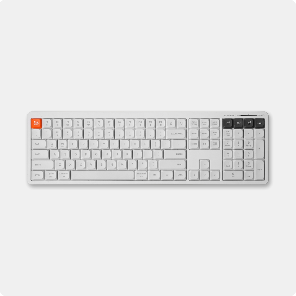 Bàn phím không dây HyperWork SilentKey TS01 - Hàng Chính Hãng | BigBuy360 - bigbuy360.vn