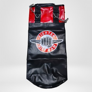 Vỏ bao cát boxing, vỏ bao cát Fighter cao cấp, dây xích, 80cm - 120cm, boxing, muay, kick, võ cổ truyền