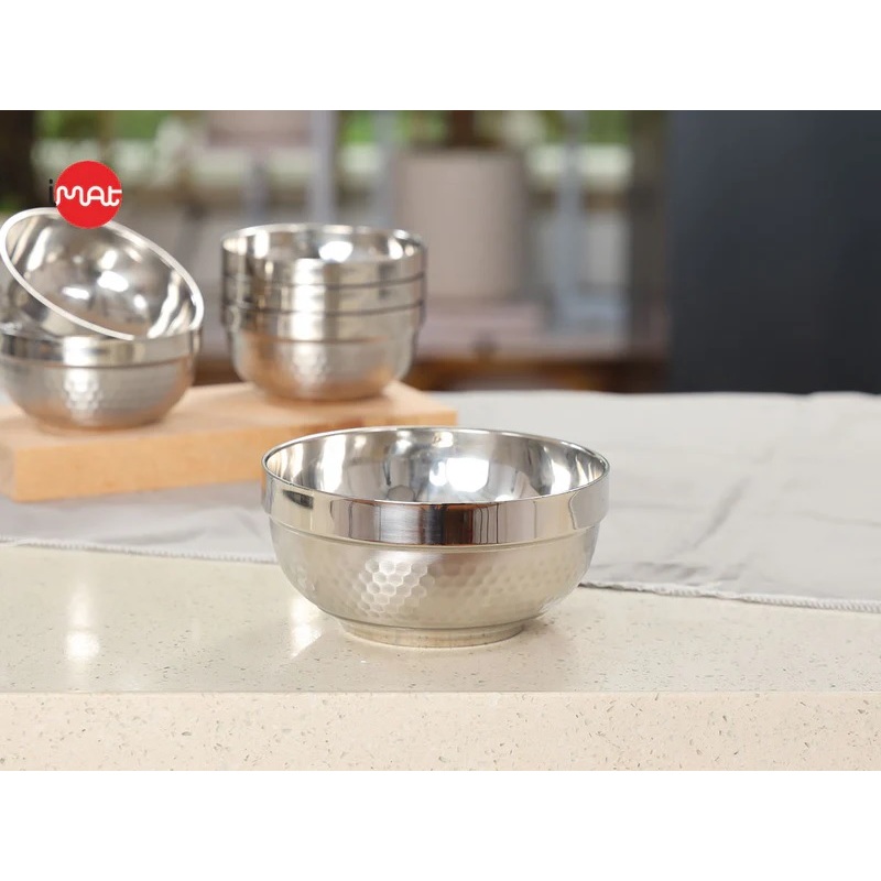 Chén cơm 2 thành inox iMAT | Shopee Việt Nam