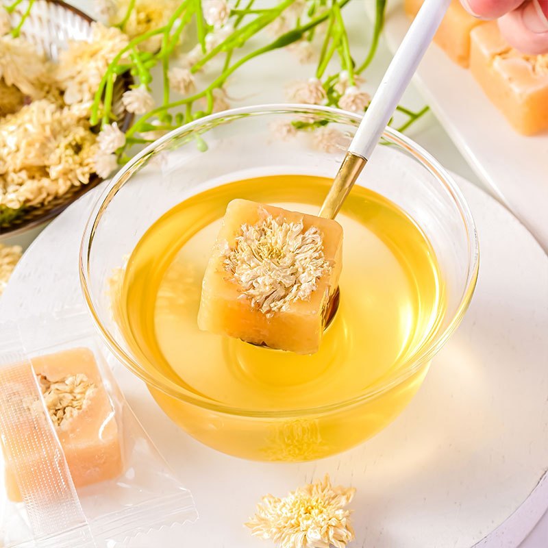 500g Viên đường phèn cúc vàng mật ong Tiệm trà An Chi giúp Thanh Nhiệt, Cải Thiện Giấc Ngủ