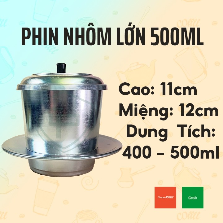Phin Cà Phê Nhôm Lớn 500ml Gia Đình - Review Chi Tiết & Có Đáng Mua?