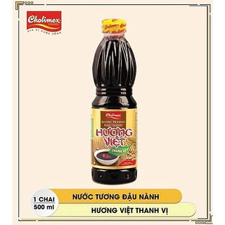 [lốc 6 Chai 500mL] Nước tương Hương Việt thanh vị - chay mặn đều dùng được