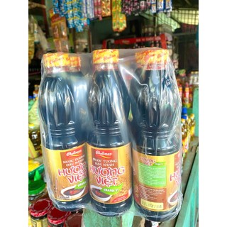 [lốc 6 Chai 500mL] Nước tương Hương Việt thanh vị - chay mặn đều dùng được