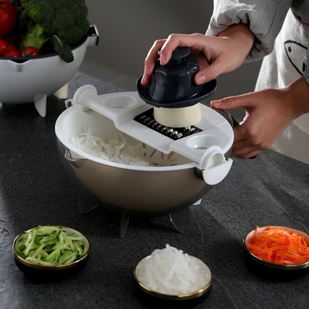 BỘ DỤNG CỤ BÀO SỢI 9 MÓN- Bộ Dụng Cụ Bào Sợi Thực Phẩm Tiện Lợi An Toàn Dành Cho Nhà Bếp - MA: BONAOCORO