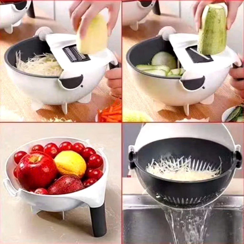 BỘ DỤNG CỤ BÀO SỢI 9 MÓN,  Bộ Dụng Cụ Bào Sợi Thực Phẩm Tiện Lợi An Toàn Dành Cho Nhà Bếp - MA: BONAOCORO