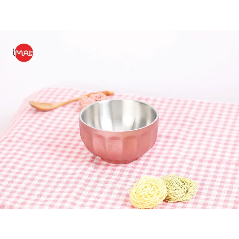Tô canh hai thành inox hồng gold iMAT | Shopee Việt Nam