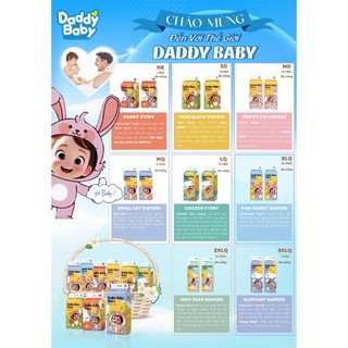 BỈM QUẦN/ DÁN DADDY BABY S56/M44/L42/XL40/XXL38/XXXL36