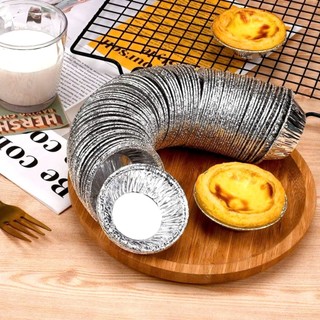 250 KHUÔN GIẤY BẠC LÀM BÁNH,  Set 250 Khuôn giấy bạc Làm Bánh Tart Bằng Lá Nhôm - Đế, Chén Giấy Bạc - BATBACNUONG6