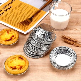250 KHUÔN GIẤY BẠC LÀM BÁNH,  Set 250 Khuôn giấy bạc Làm Bánh Tart Bằng Lá Nhôm - Đế, Chén Giấy Bạc - BATBACNUONG6
