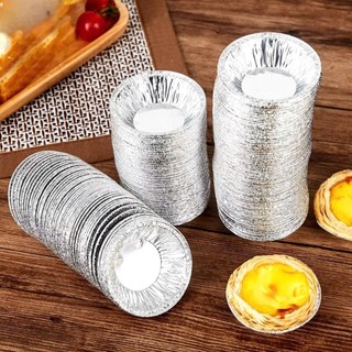 250 KHUÔN GIẤY BẠC LÀM BÁNH,  Set 250 Khuôn giấy bạc Làm Bánh Tart Bằng Lá Nhôm - Đế, Chén Giấy Bạc - BATBACNUONG6