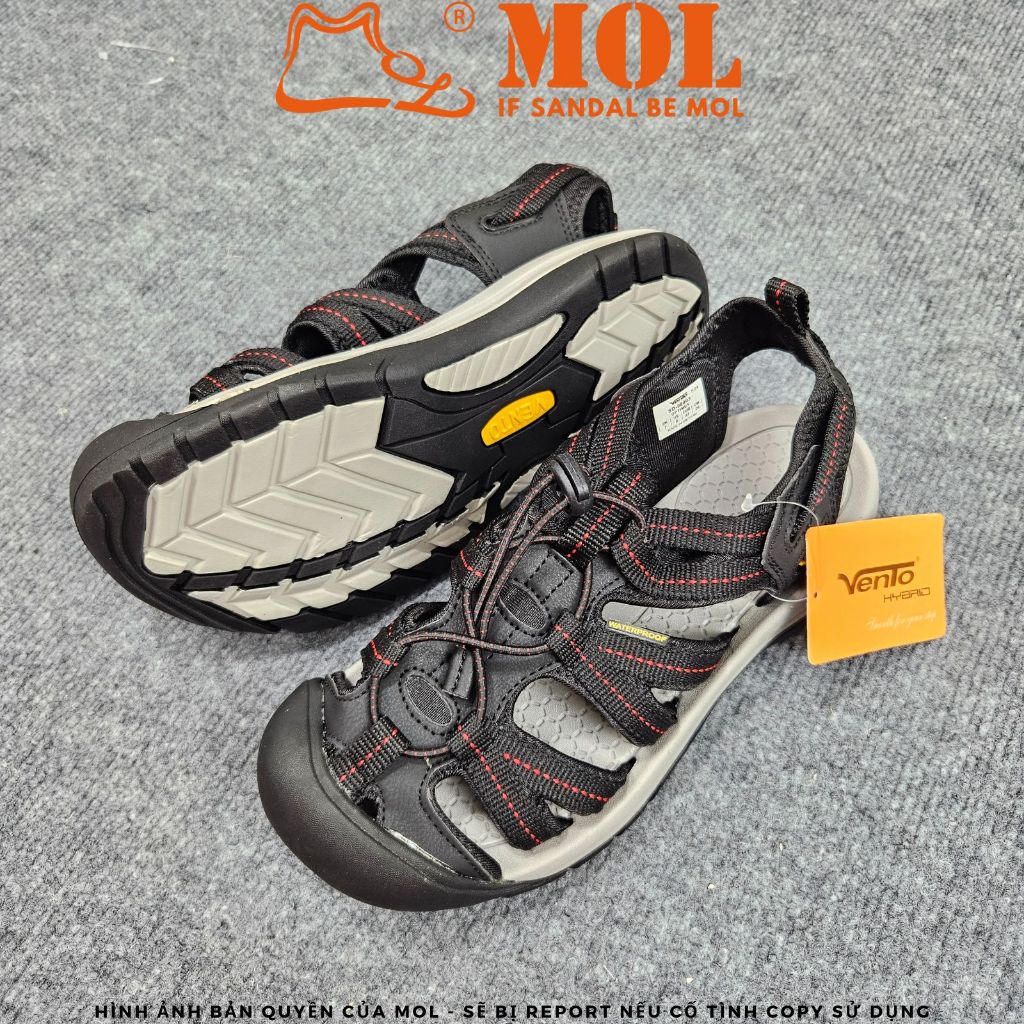Ảnh Sandal nam Vento bít mũi SD08003G có big size 44 | Vento  Optimus SD08003 2