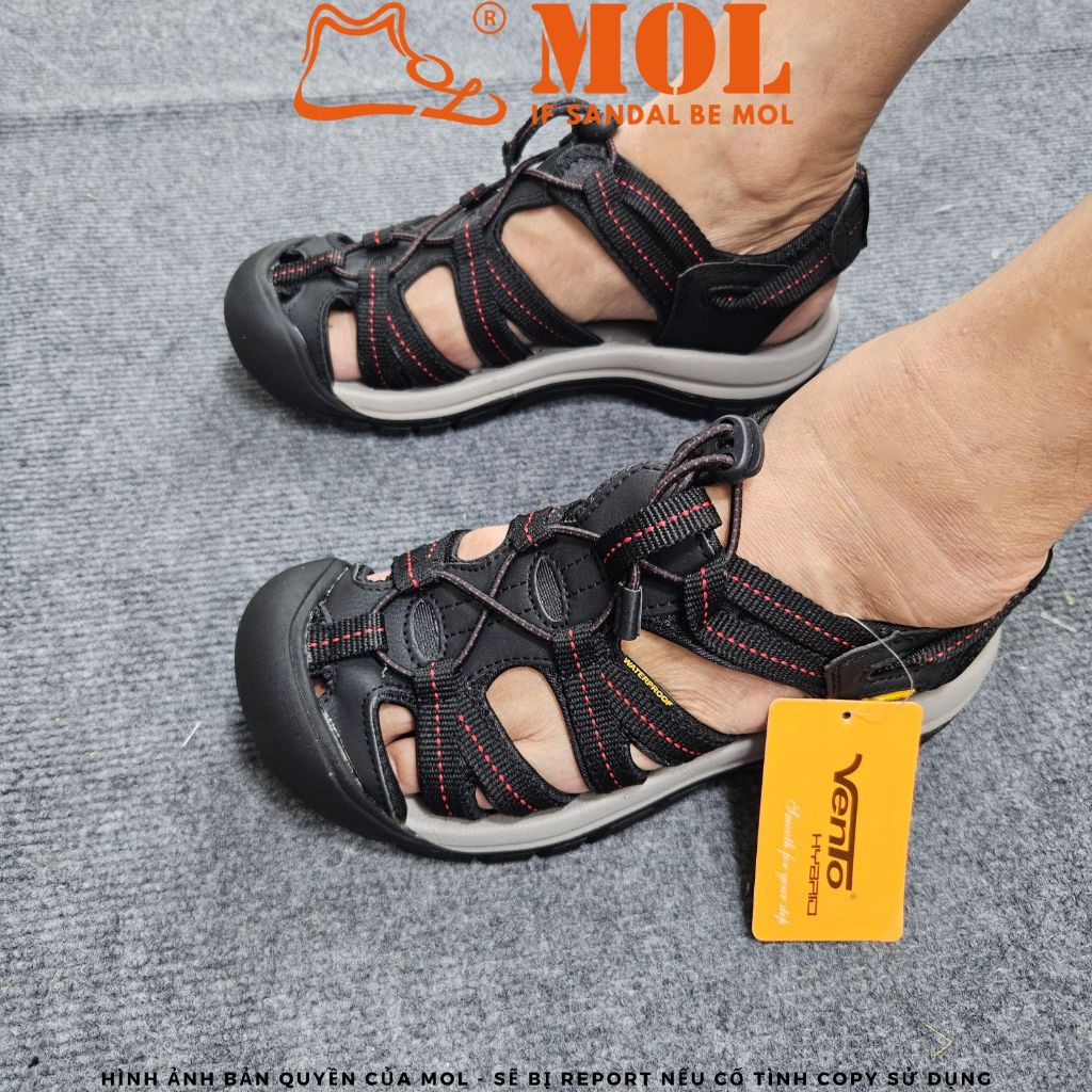 Ảnh Sandal nam Vento bít mũi SD08003G có big size 44 | Vento  Optimus SD08003 3