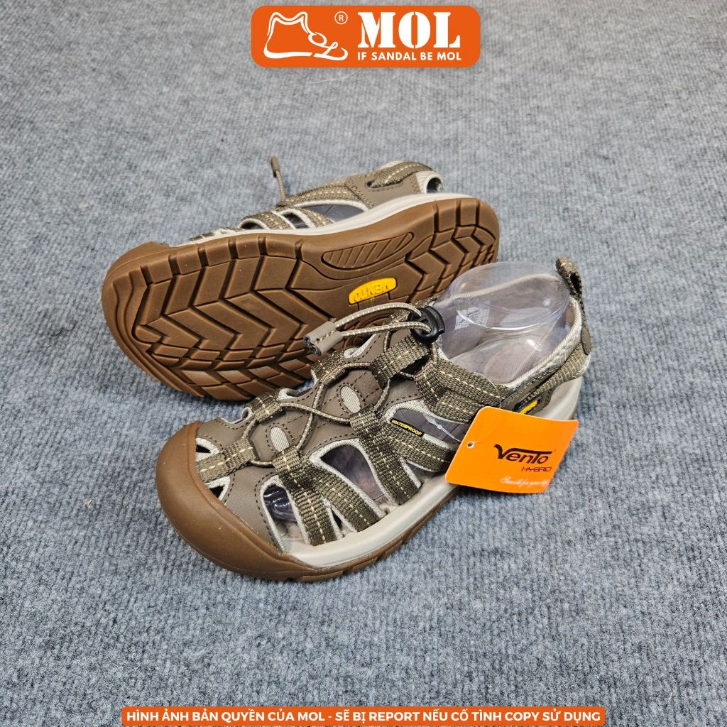Ảnh Sandal nam Vento bít mũi SD08003G có big size 44 | Vento  Optimus SD08003 4