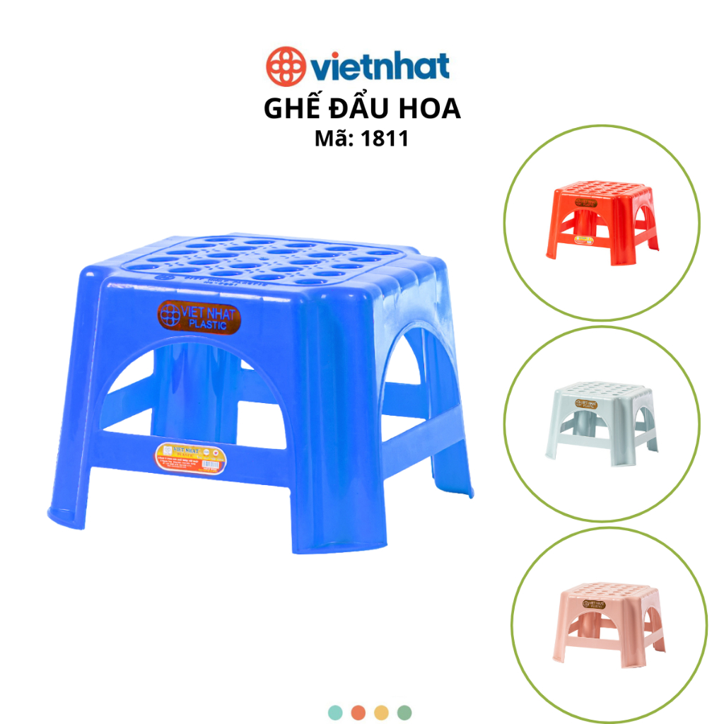 Ghế Đẩu Hoa Nhật Bé Chính Hãng VIỆT NHẬT (Mã 2001)