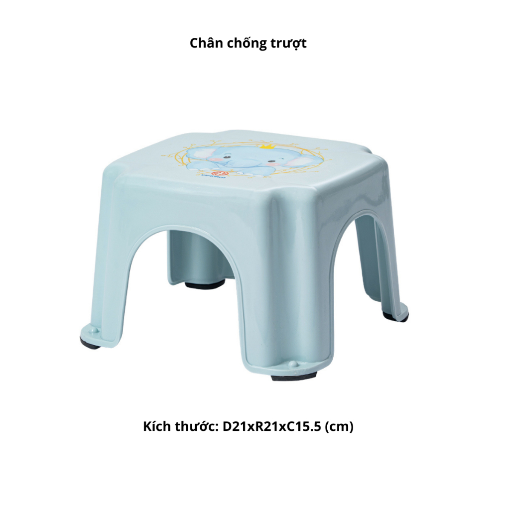 Ghế Đẩu Xổm In Họa Tiết Chính Hãng Việt Nhật (Mã 2028)