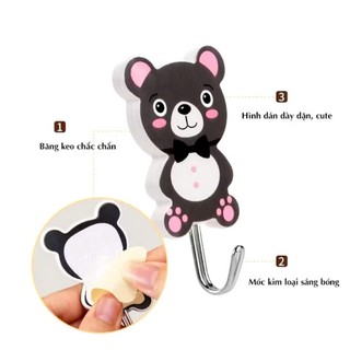 3 Móc Dán Tường Siêu Dính Đa Năng Nhiều Loại,  MÓC DÁN TƯỜNG HOOK - MOCDANTUONGTREODO3