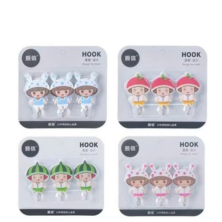 3 Móc Dán Tường Siêu Dính Đa Năng Nhiều Loại,  MÓC DÁN TƯỜNG HOOK - MOCDANTUONGTREODO3