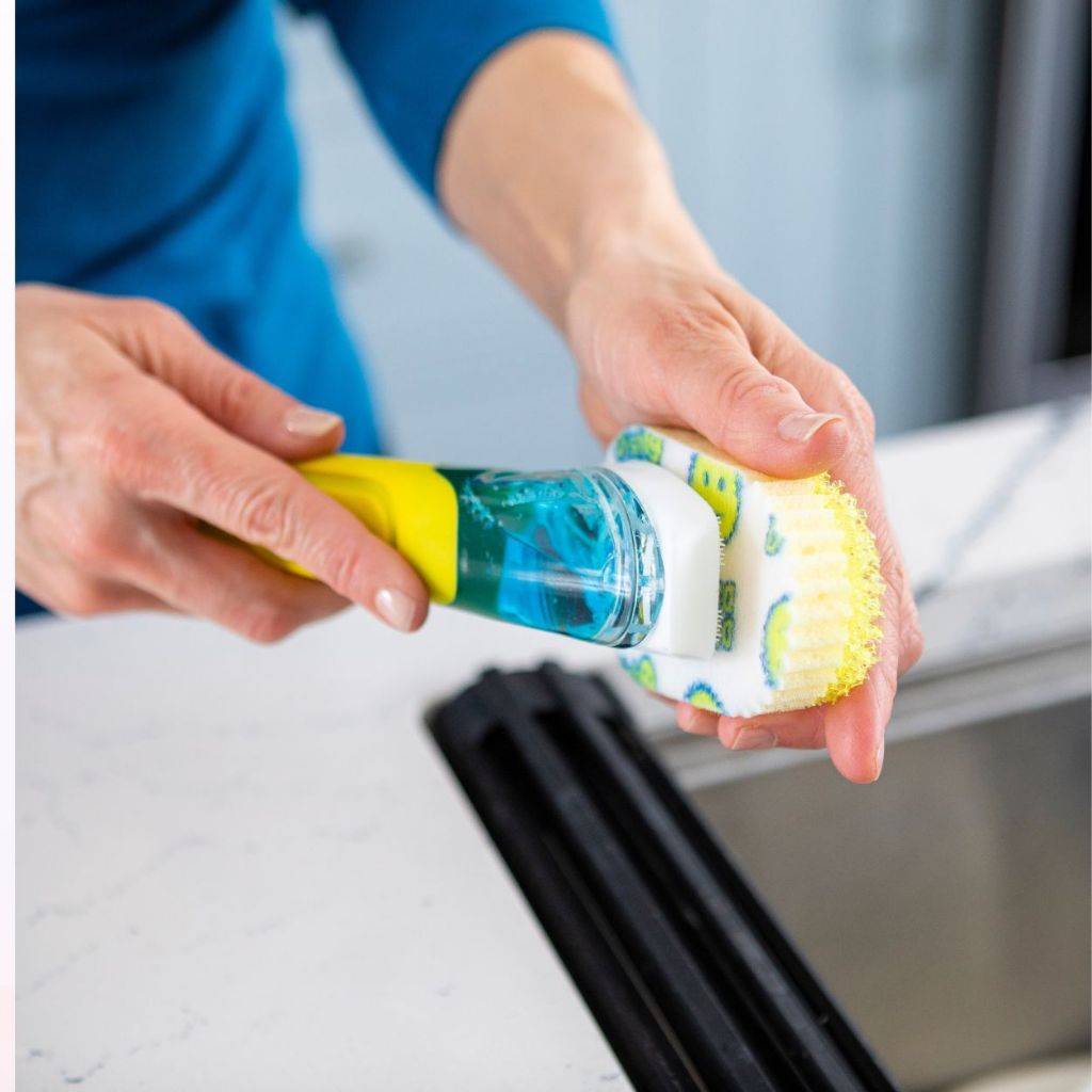 Cây cọ rửa Scrub Daddy Dish Daddy - đa năng rửa bình lọ, chén và dĩa | BigBuy360 - bigbuy360.vn