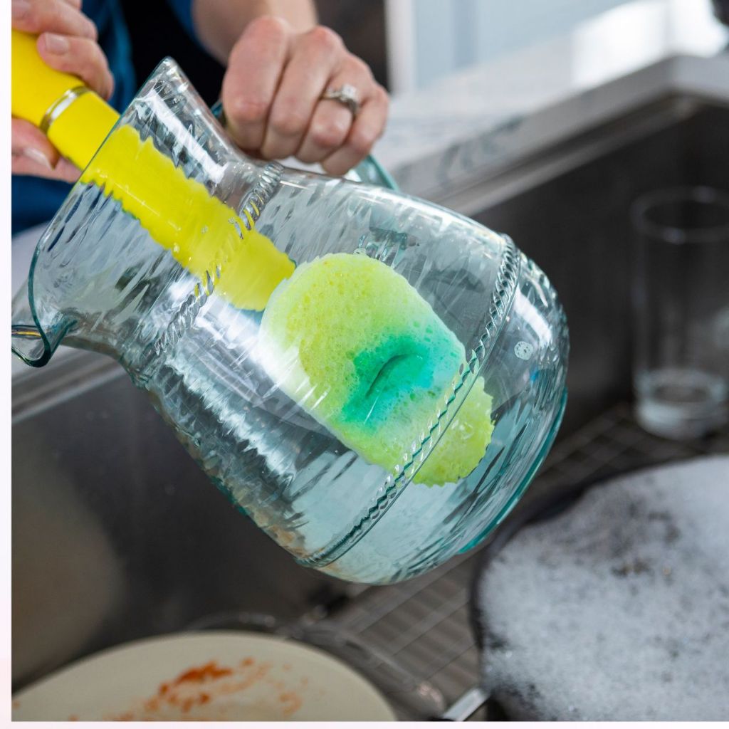 Cây cọ rửa Scrub Daddy Dish Daddy - đa năng rửa bình lọ, chén và dĩa | BigBuy360 - bigbuy360.vn