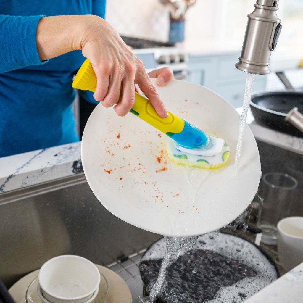 Cây cọ rửa Scrub Daddy Dish Daddy - đa năng rửa bình lọ, chén và dĩa | BigBuy360 - bigbuy360.vn
