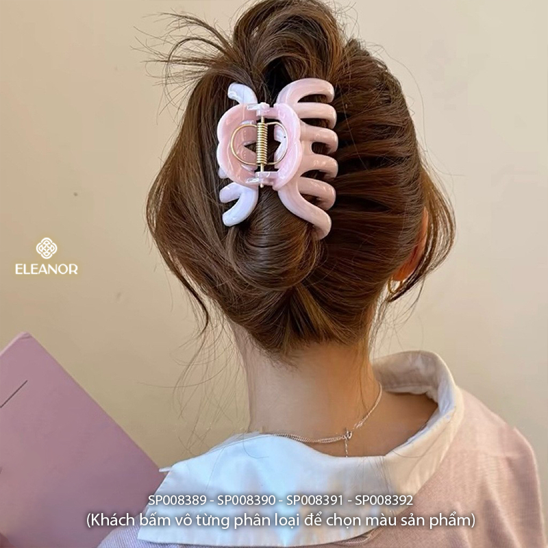Kẹp tóc nữ Eleanor Accessories thiết kế đa dạng màu sắc kẹp tóc càng cua phụ kiện tóc 8389