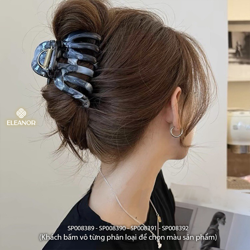 Kẹp tóc nữ Eleanor Accessories thiết kế đa dạng màu sắc kẹp tóc càng cua phụ kiện tóc 8389