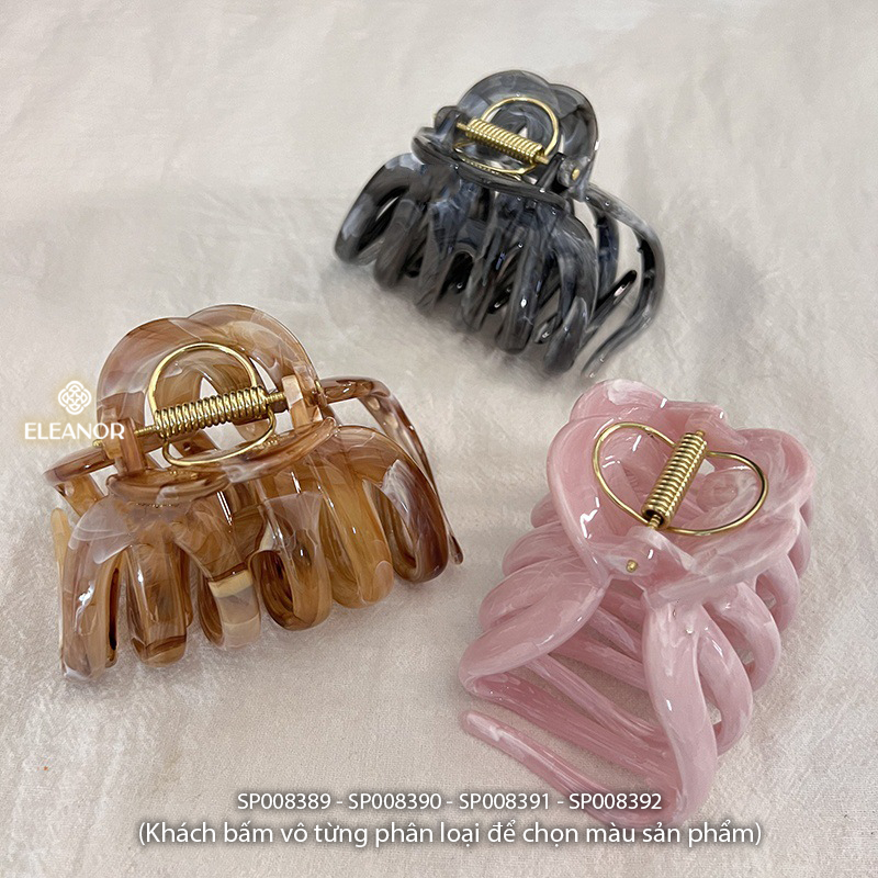 Kẹp tóc nữ Eleanor Accessories thiết kế đa dạng màu sắc kẹp tóc càng cua phụ kiện tóc 8389