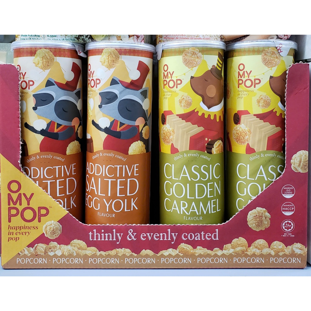 SNACK BẮP RANG OMYPOP VỊ TRỨNG MUỐI/CARAMEL - 70gr | Shopee Việt Nam
