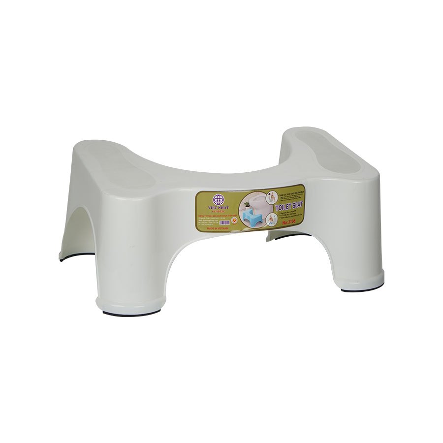 Ghế Kê Chân Toilet Có Mút Chống Trượt Chính Hãng VIỆT NHẬT (Mã 2136)