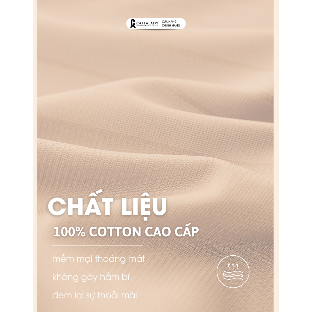 Quần gen bụng dưới Callalady định hình eo thon gọn bụng nâng mông cạp cao chất đúc su mỏng thông thoáng 25