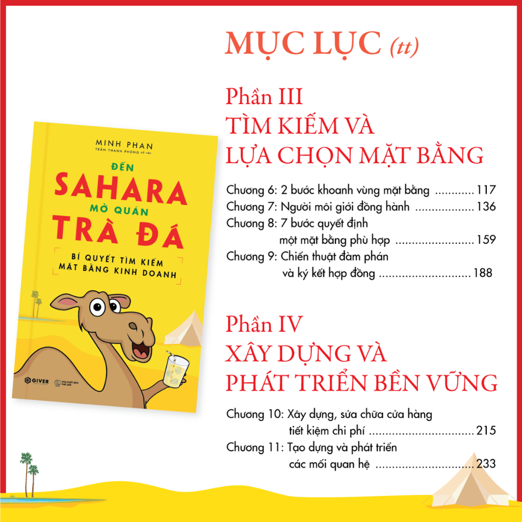 Sách - Bí Quyết Tìm Kiếm Mặt Bằng Kinh Doanh - Đến Sahara Mở Quán Trà Đá - Bộ Sách Khởi Nghiệp Bán Lẻ