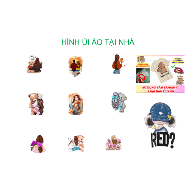 [Hình ủi nhiệt] hình ủi áo tại nhà bằng bàn là bàn ủi