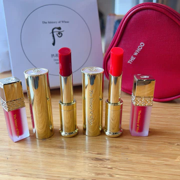 Set son dưỡng màu Whoo Mi Glow Lip Balm Tặng Son Kem và Bóp Trái Tim