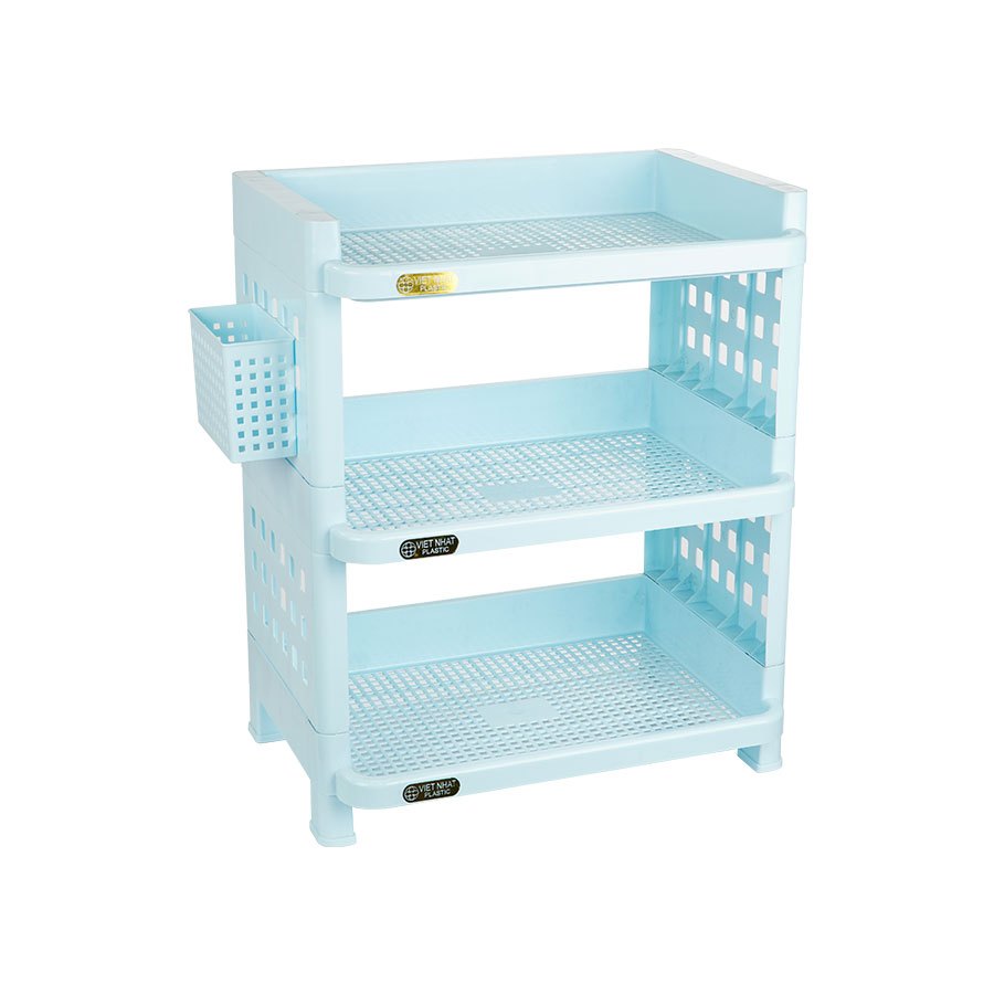 Kệ Úp Chén Bát 3 Tầng Chính Hãng Việt Nhật (Mã 5528-3)