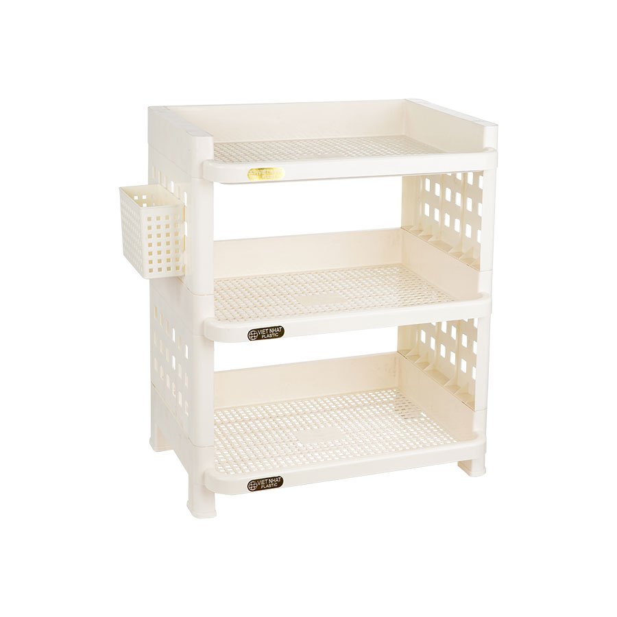 Kệ Úp Chén Bát 3 Tầng Chính Hãng Việt Nhật (Mã 5528-3)