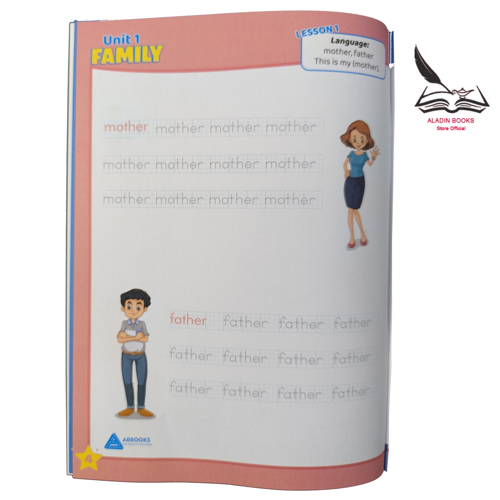 Sách-Luyện Viết Và Học Từ Vựng Tiếng Anh 1 Notebook