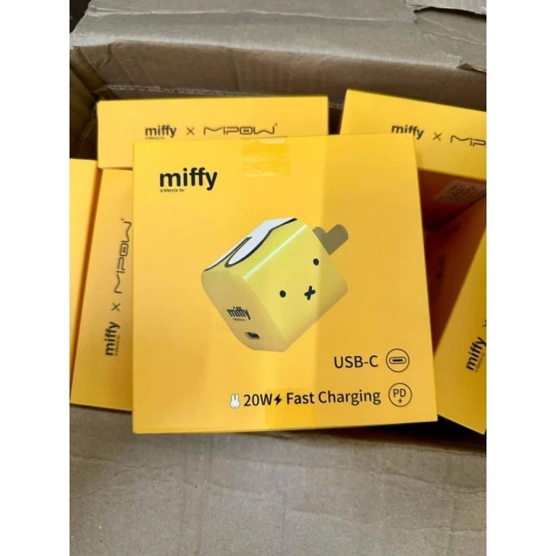 Củ Sạc Nhanh 20W MiPOW Miffy Công Nghệ GaN Cổng Type-C PD - Thiết Kế Mini