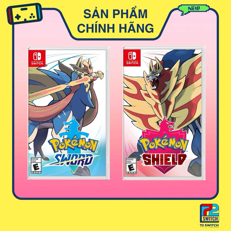 Băng Game Pokémon Sword and Pokémon Shield Nintendo Switch | Shopee ...