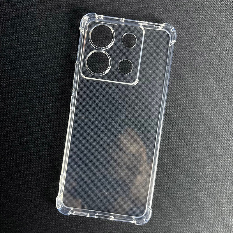 Ốp lưng Poco M6 Pro 4G dẻo trong suốt silicon cao cấp chống sốc bảo vệ điện thoại toàn diện Vỏ xm