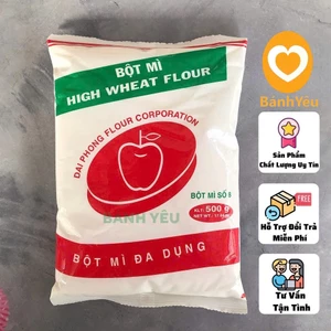 Bột mì Số 8 hiệu Táo Đỏ 500g dùng làm bánh - NL05