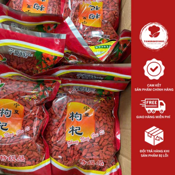 Kỉ Tử Ngọt - Kỷ Tử Hữu Cơ 500g Kỳ Tử Thượng Hạng, Trà Đẹp Da, Sáng Mặt, Chống Lão Hóa