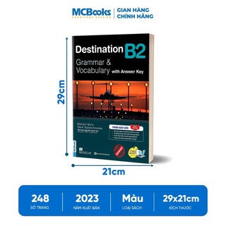 Sách - Destination B2 Grammar and Vocabulary (Kèm Đáp Án) Tặng Audio và bài tập thực hành MCBooks