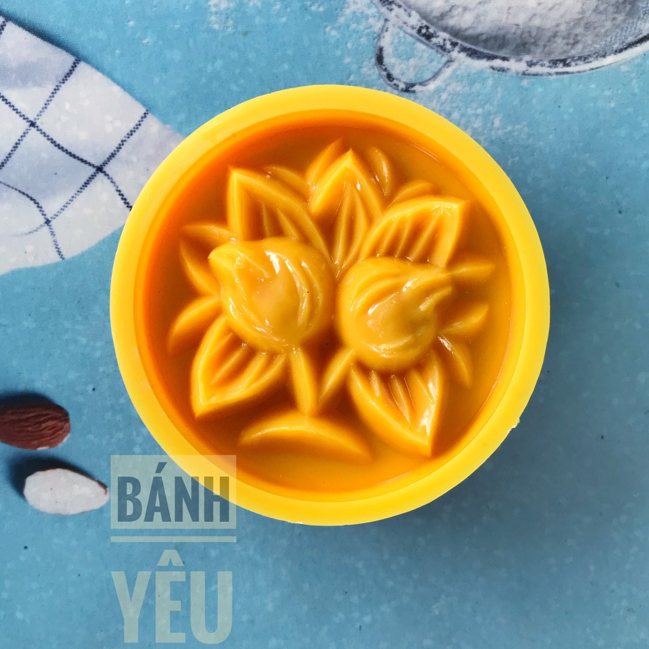 Khuôn nhấn bánh trung thu 2 trái đào 100g - KH71