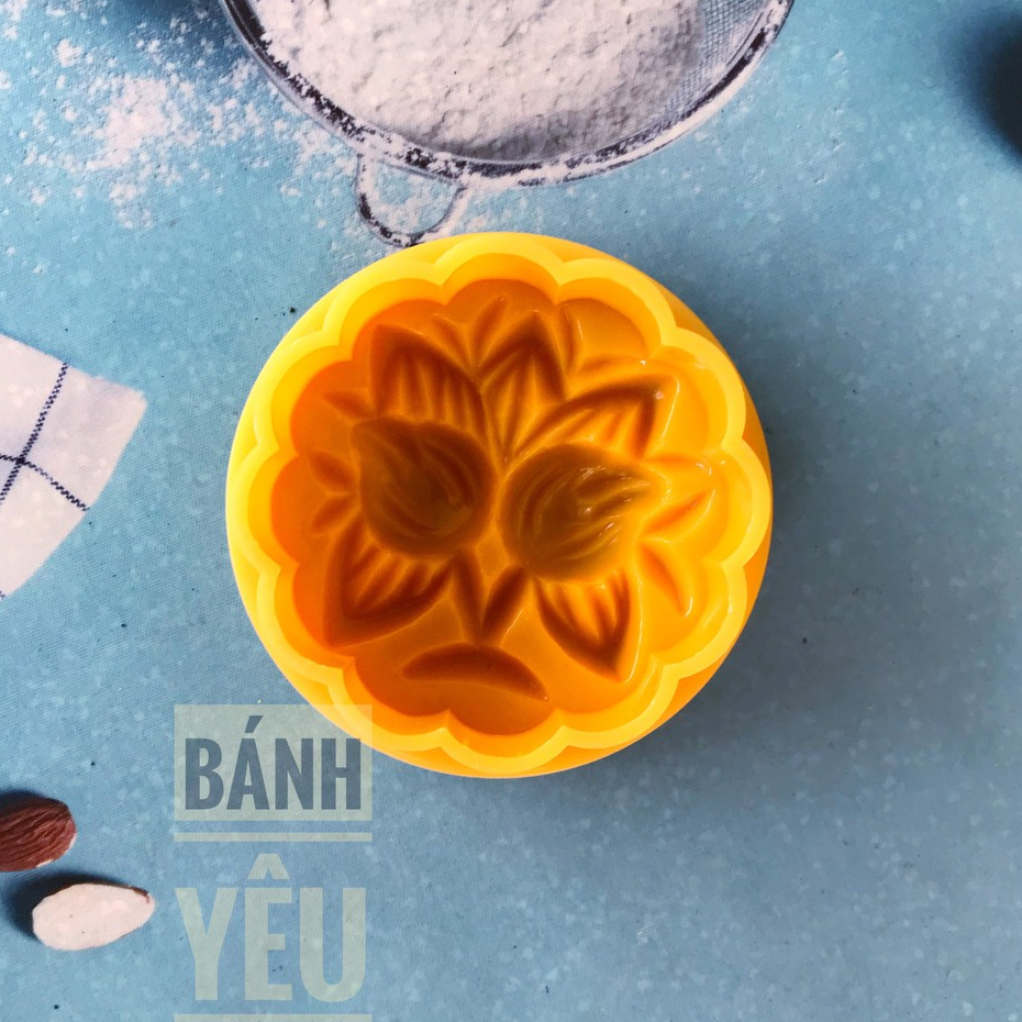 Khuôn nhấn bánh trung thu 2 trái đào 100g - KH71