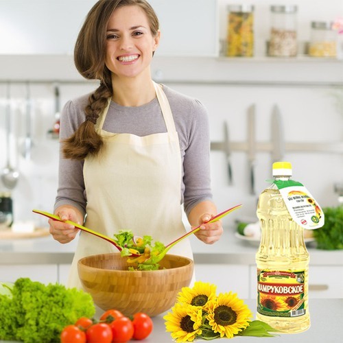Dầu hướng dương Mamruko của Nga - Dầu ăn chiết xuất từ ​​hạt hướng dương