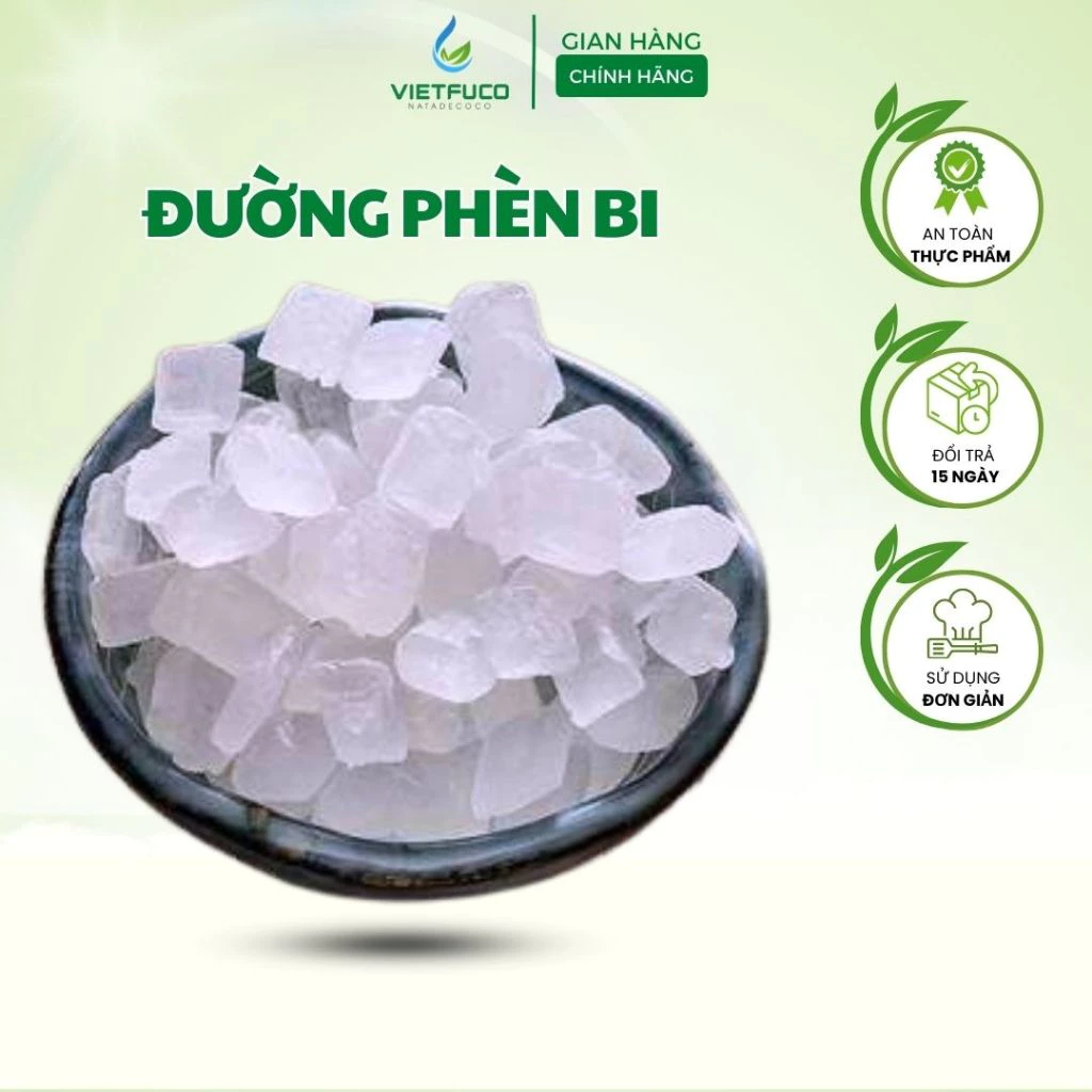 Đường phèn bi không chỉ