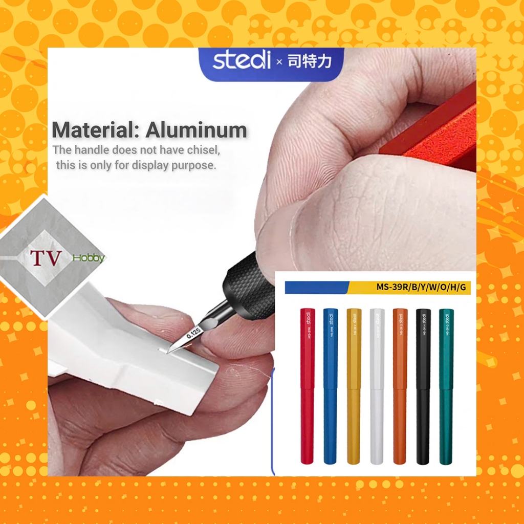 Dụng Cụ Cán Giữ Mũi Chisel kẻ lằn chìm Cao Cấp Full Nhôm STEDI | Shopee ...