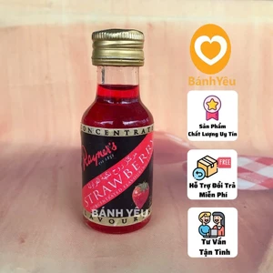 Tinh dầu hương Dâu Rayners làm bánh - dạng lỏng 28ml - PL47